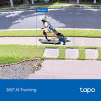 Tapo C560WS Outdoor Pan/Tilt Security Wi-Fi Camera – 4K Ultra HD Smart Camera with AI Detection, Night Vision & Wi-Fi 6