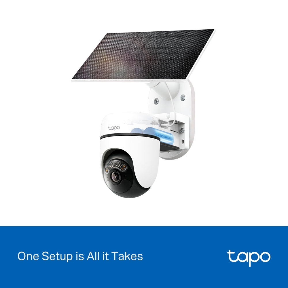 Tapo C630 KIT Solar-Powered Pan/Tilt Security Camera – 3K Wi-Fi Outdoor Smart Camera with AI Tracking & Solar Charging