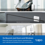 Tapo T110 Smart Contact Sensor – Door & Window Security Sensor with Real-Time Monitoring & Instant Alerts