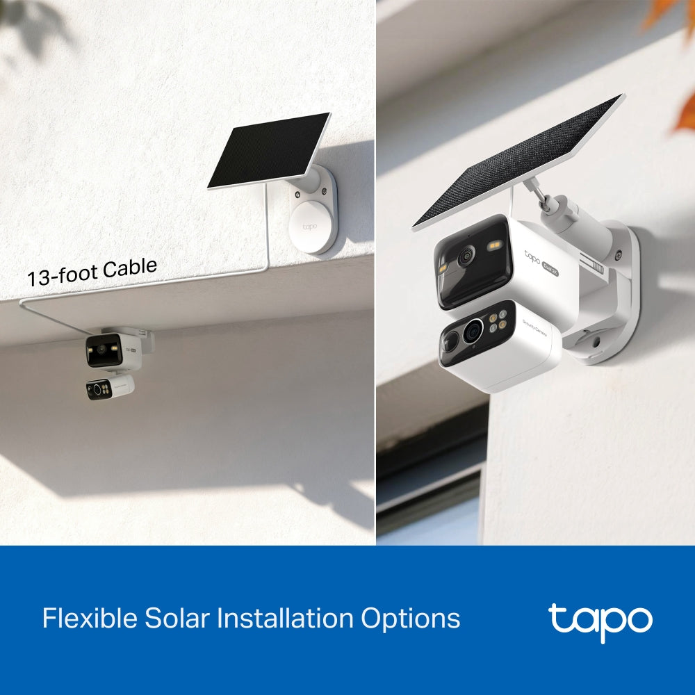 Tapo C645D KIT Solar-Powered Dual-Lens Pan/Tilt Security Camera – 4G LTE & Wi-Fi Outdoor Smart Surveillance System