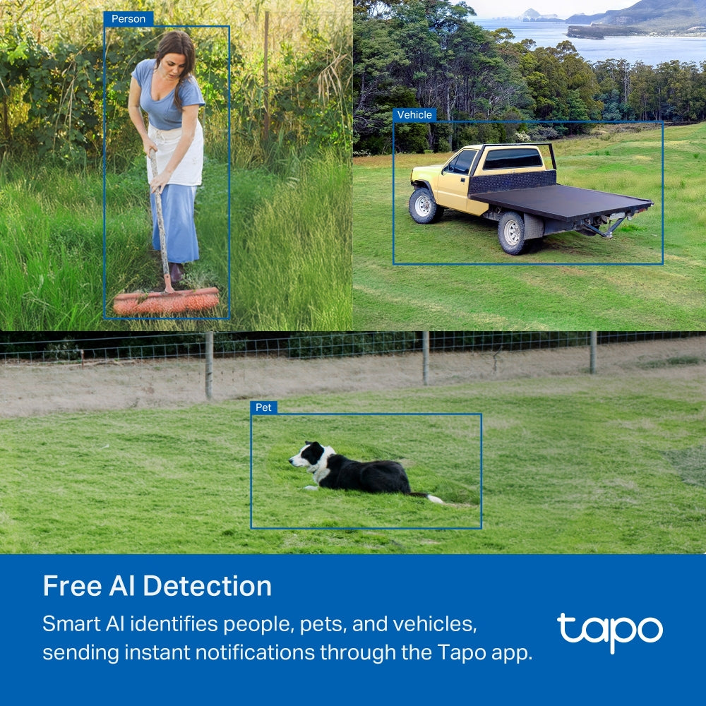 Tapo C501GW Outdoor Pan/Tilt 4G LTE Security Camera – Smart SIM-Based Wireless Camera with AI Detection & Night Vision