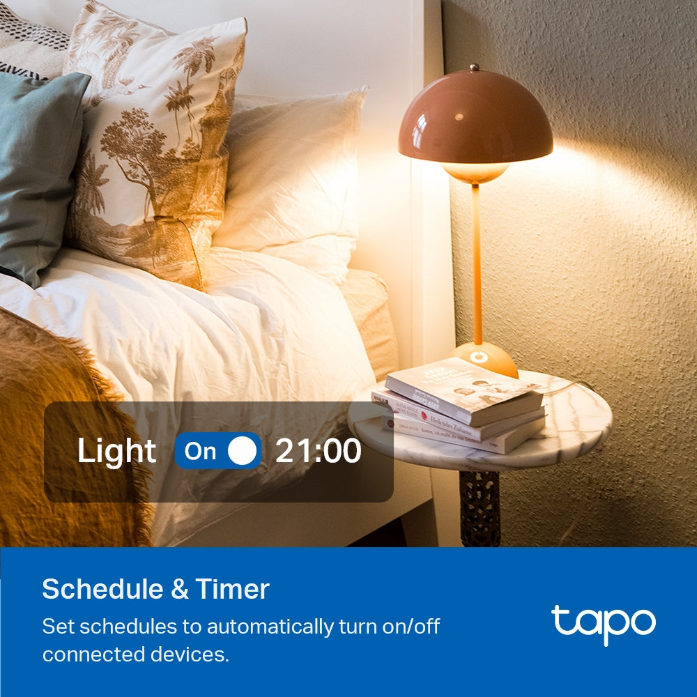 TP-Link Tapo P306 Smart Wi-Fi Outlet Extender – Multi Socket Power Strip with App & Voice Control