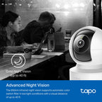 Tapo C232 Pan/Tilt AI Home Security Wi-Fi Camera – 3K 5MP Smart Indoor Camera with 360° Coverage, AI Detection, Motion Tracking & Color Night Vision