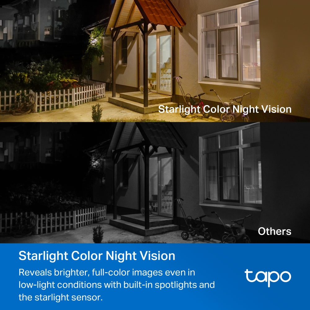 Tapo C460 Battery-Powered Outdoor Security Camera – 4K Ultra HD Wireless Wi-Fi Smart Camera with AI Detection & Color Night Vision
