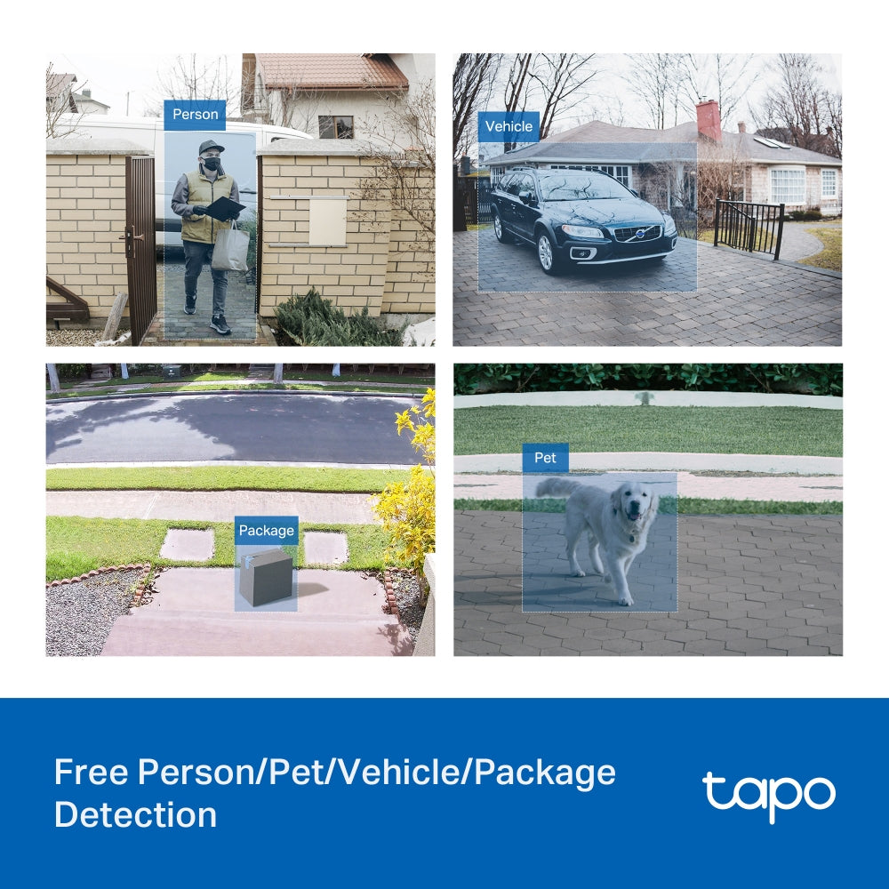 Tapo D130 Smart Wired Video Doorbell – 2K 5MP Ultra-Wide 180° View Door Camera with Color Night Vision, AI Detection & IP65 Weatherproof Design