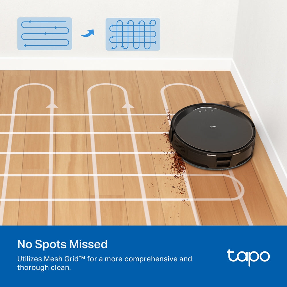 Tapo RV20 Max Plus Robot Vacuum & Mop – 5300Pa Suction with MagSlim™ LiDAR Navigation & Auto-Empty Dock