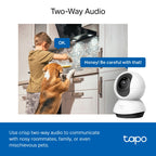 Tapo TC72 Pan/Tilt AI Home Security Wi-Fi Camera – Smart Indoor Surveillance Camera with Motion Tracking