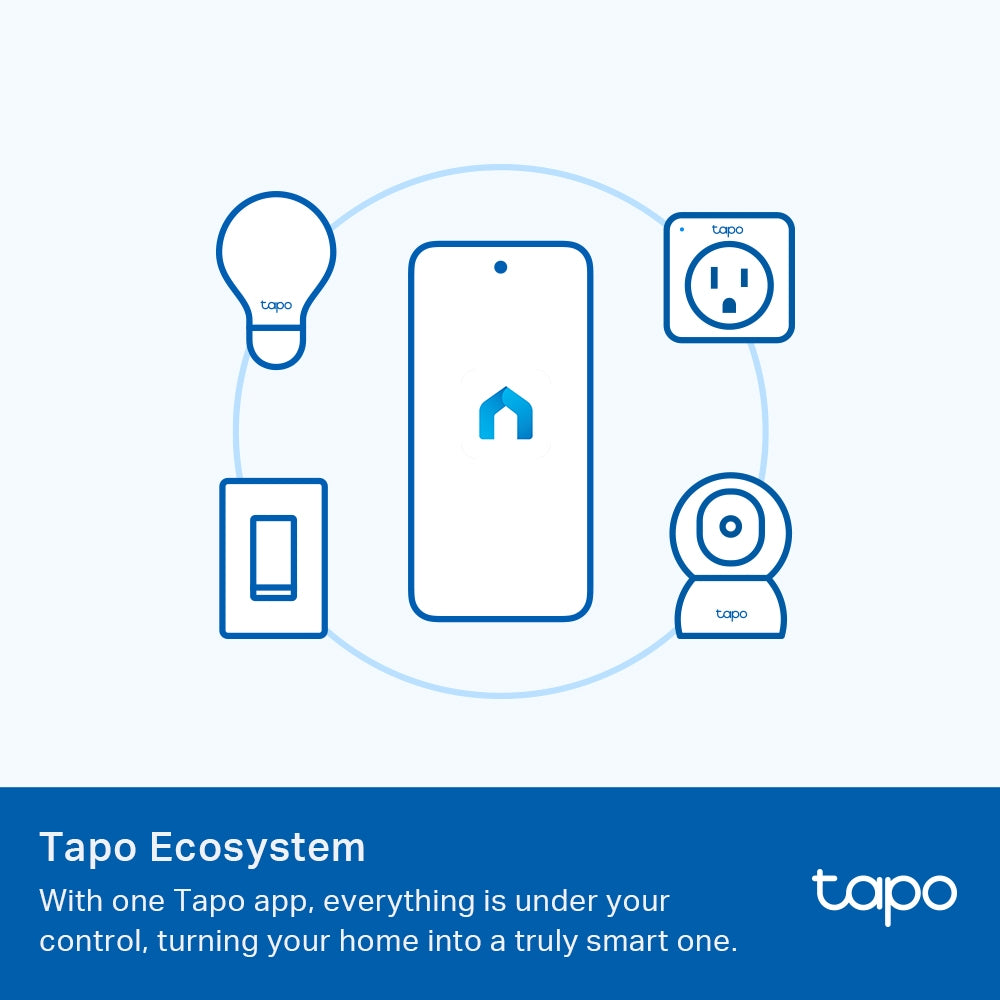 Tapo L510E Smart Wi-Fi Light Bulb – Dimmable LED Bulb with App & Voice Control