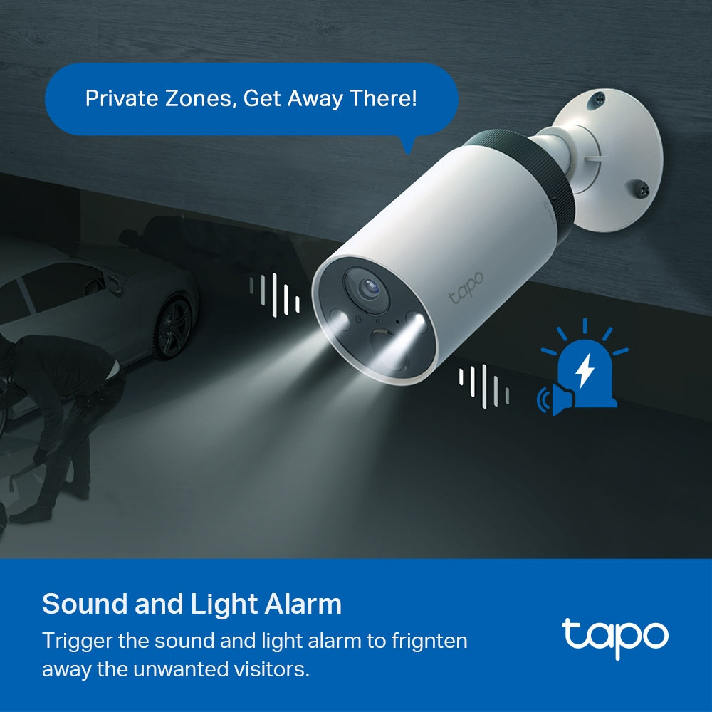 Tapo C420 Smart Wire-Free Security Camera – 2K QHD Battery-Powered Outdoor Camera with AI Detection, Color Night Vision & Weatherproof Design