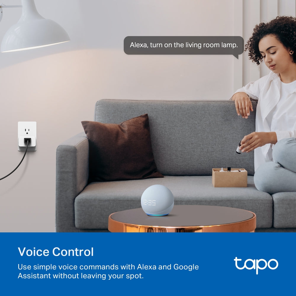 Tapo P110M Mini Smart Wi-Fi Plug – Energy Monitoring Smart Socket with App & Voice Control