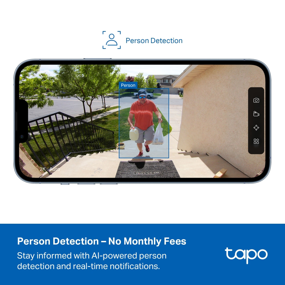 Tapo C400 KIT Solar-Powered Security Camera Kit – 1080p Wire-Free Outdoor Smart Camera with AI Person Detection, Color Night Vision & Up to 180-Day Battery Backup