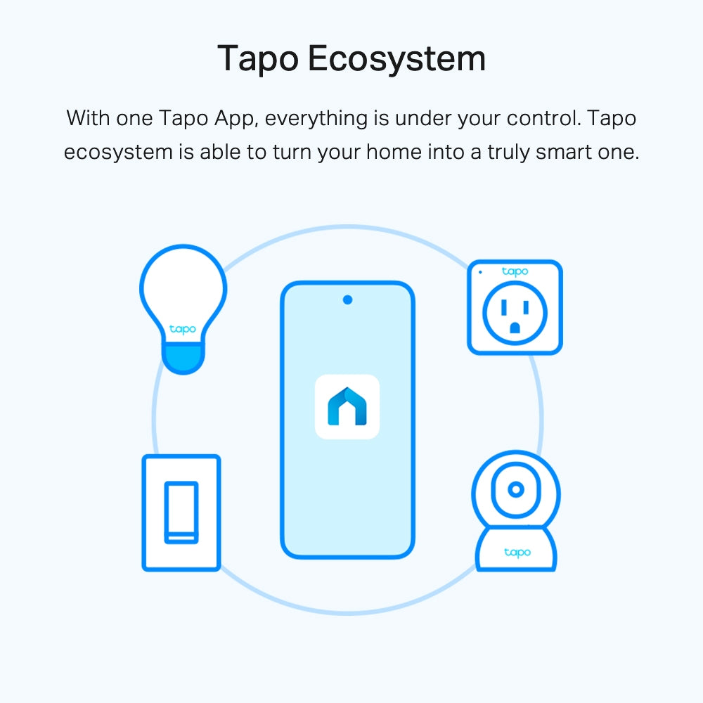 Tapo L520E Smart Wi-Fi Light Bulb – Daylight Dimmable LED Bulb with App & Voice Control