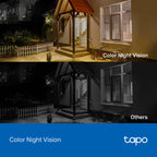 Tapo C411 KIT Solar-Powered Security Camera Kit – 2K Smart Wireless Outdoor Camera with AI Detection, Color Night Vision & Wire-Free Installation