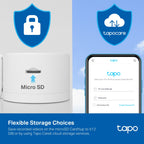 Tapo C125 AI Home Security Wi-Fi Camera – 2K QHD Smart Indoor Camera with 140° Wide View, AI Detection, Privacy Shutter & Color Night Vision