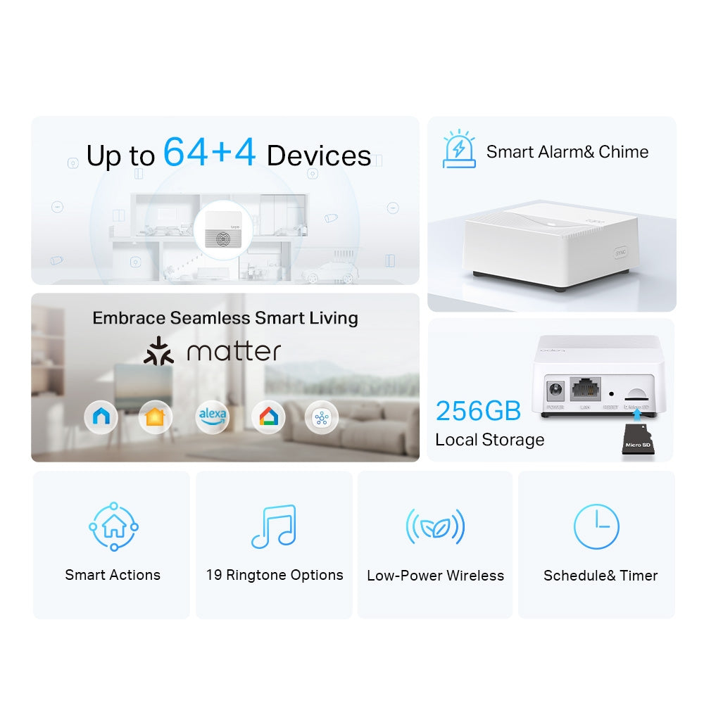 Tapo H200 Smart Hub – Smart Home Control Hub for Tapo Sensors & Security Devices
