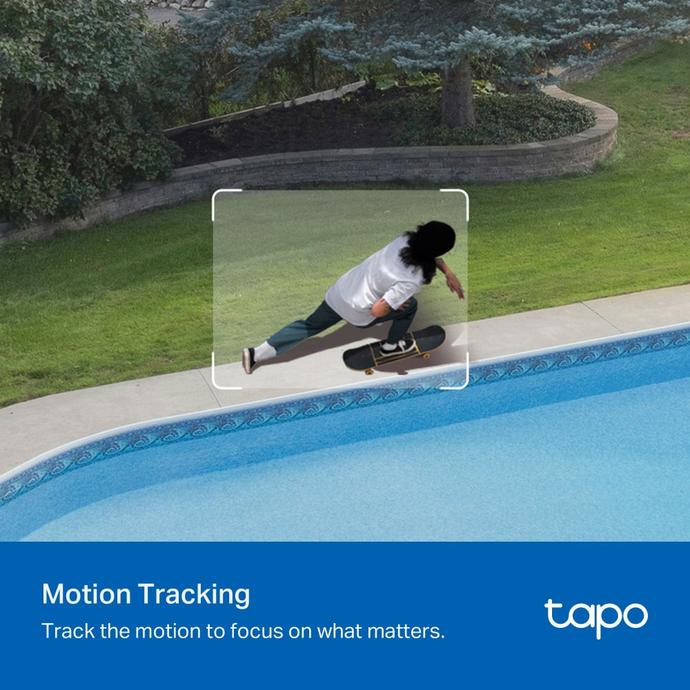 Tapo C530WS Outdoor Pan/Tilt Security Wi-Fi Camera – 3K Smart 5MP 360° AI Surveillance Camera with Color Night Vision