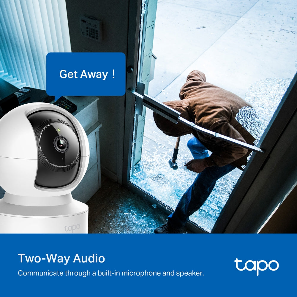 Tapo C222 Pan/Tilt AI Home Security Wi-Fi Camera – 2K 4MP Smart Indoor Camera with 360° Coverage, AI Detection, Motion Tracking & Color Night Vision