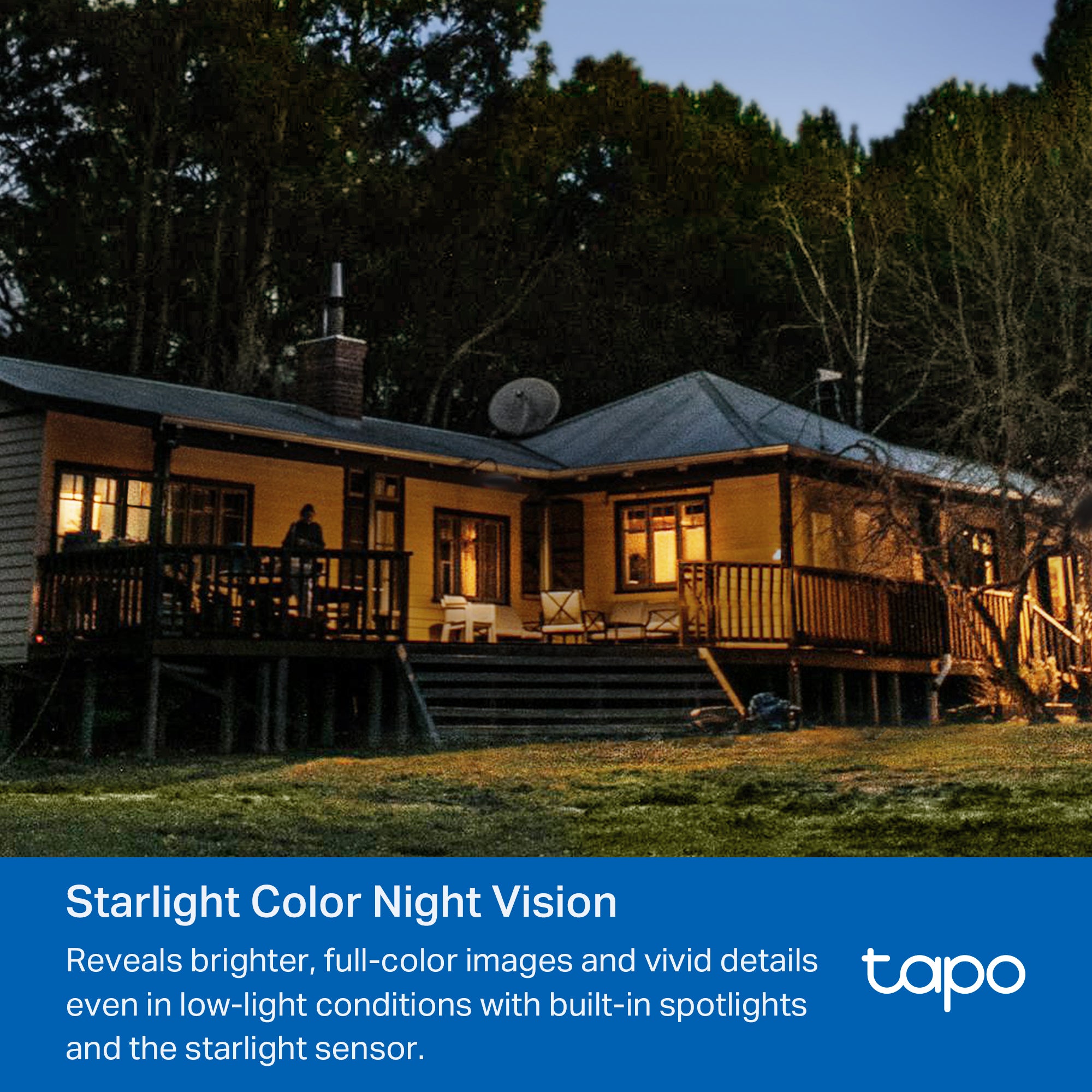 Tapo TC42 Outdoor Pan/Tilt Security Wi-Fi Camera – 360° Smart WiFi Surveillance Camera with Motion Tracking & Night Vision