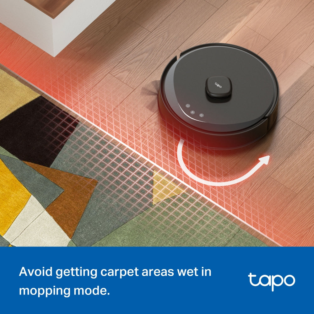 Tapo RV30 Max Plus Robot Vacuum & Mop – 5300Pa Hyper Suction with Smart Auto-Empty Dock