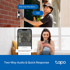 Tapo D210 Video Doorbell Camera – Smart Wi-Fi Door Camera with Motion Detection & App Alerts