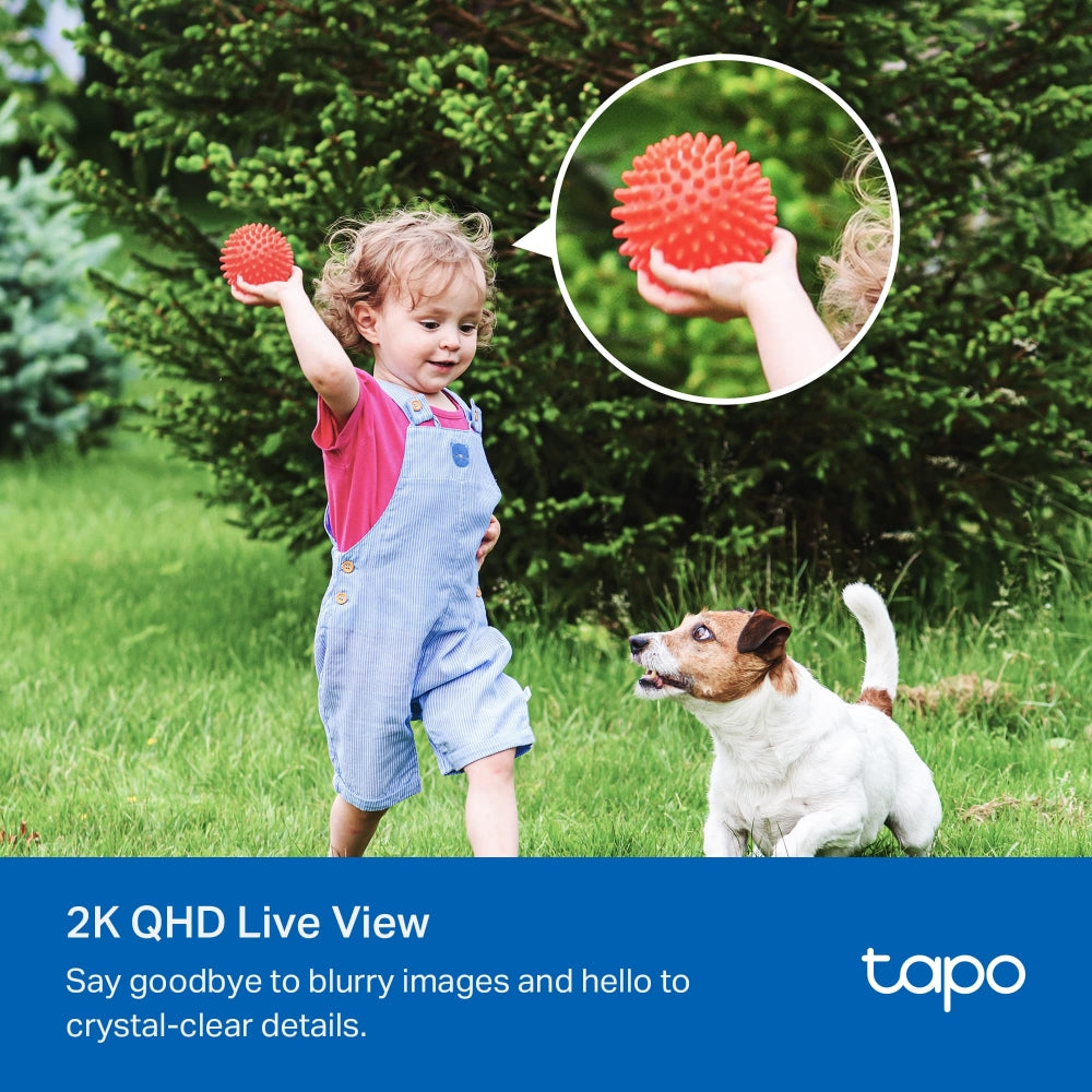 Tapo C425 KIT Solar-Powered Security Camera Kit – 2K QHD Wireless Outdoor Smart Camera with AI Detection & Color Night Vision