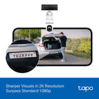 Tapo C610 KIT Solar-Powered Pan/Tilt Security Camera Kit – 2K Smart Outdoor Wi-Fi Camera with Solar Charging, Motion Tracking & Night Vision