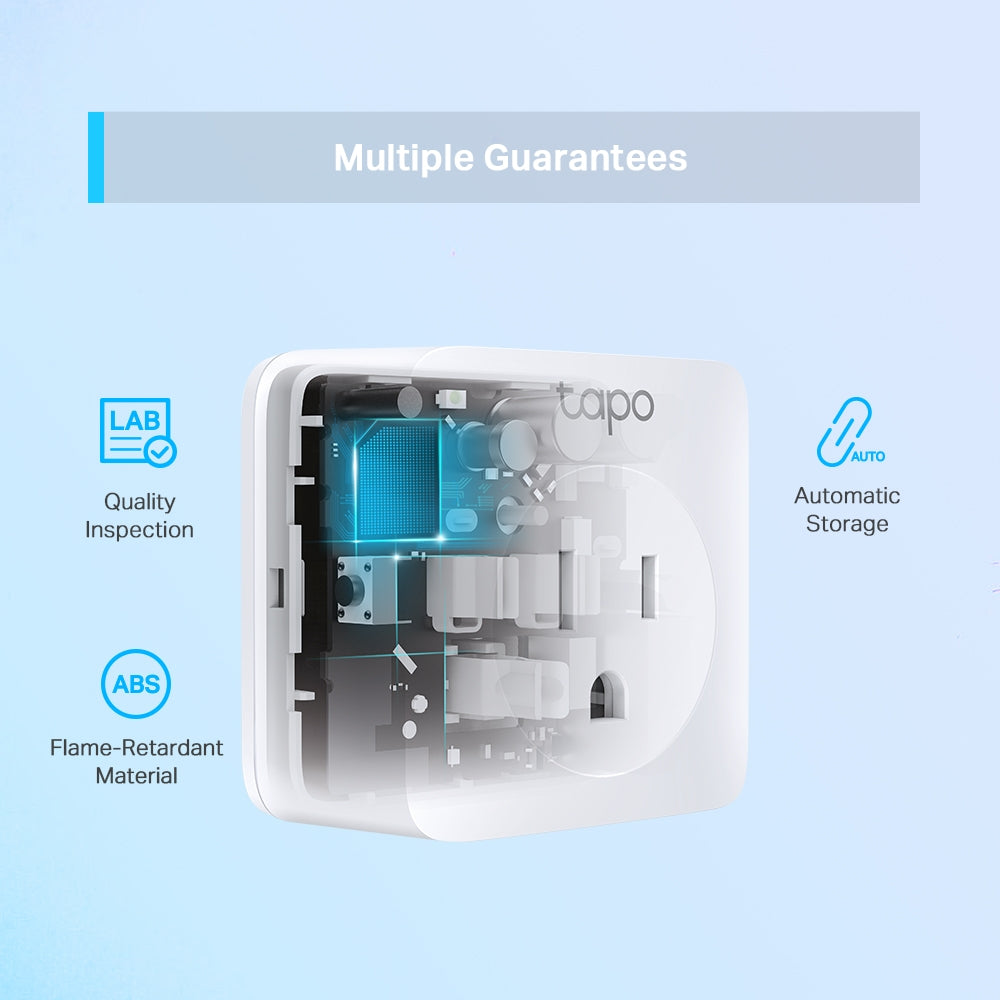 Tapo P100 Mini Smart Wi-Fi Socket – Compact Smart Plug with App & Voice Control