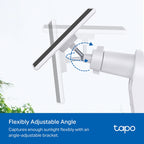 Tapo A201 Solar Panel – Flexible Outdoor Solar Charging Panel for Tapo Battery Cameras with Endless Power & Weatherproof Design