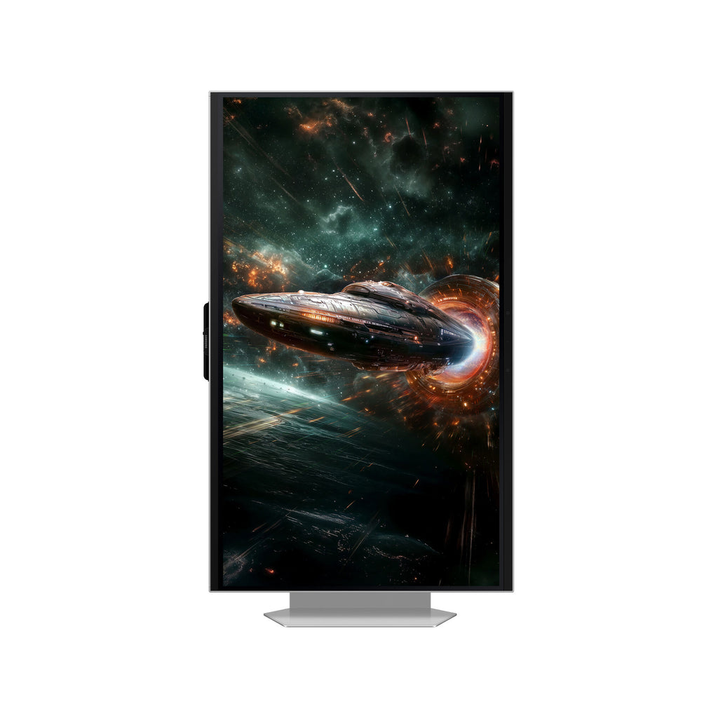 Samsung Odyssey 3D G90XF 27-Inch 4K IPS 165Hz HDR10+ Gaming Monitor 1ms G-Sync Compatible FreeSync Premium Spatial Gaming Display Mercury Silver
