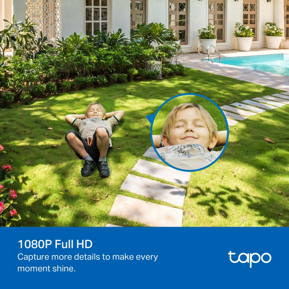 Tapo C500 Outdoor Pan/Tilt Security WiFi Camera – 360° Motion Tracking Home Security Camera