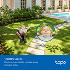 Tapo C500 Outdoor Pan/Tilt Security WiFi Camera – 360° Motion Tracking Home Security Camera