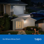 Tapo C615F KIT Solar-Powered Floodlight Pan/Tilt Security Camera Kit – 4G LTE Outdoor Smart Camera with Floodlight & AI Detection