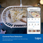 Tapo C840 Dual-Lens Smart Baby Camera – 2K Wi-Fi Baby Monitor with Motion Tracking & Night Vision
