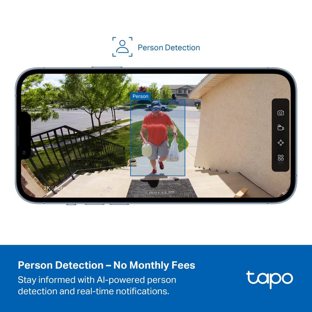 Tapo C401 KIT Solar-Powered Security Camera Kit – 1080p Wire-Free Outdoor Smart Camera with AI Detection, Color Night Vision & 180-Day Battery Life