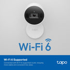 Tapo C125 AI Home Security Wi-Fi Camera – 2K QHD Smart Indoor Camera with 140° Wide View, AI Detection, Privacy Shutter & Color Night Vision