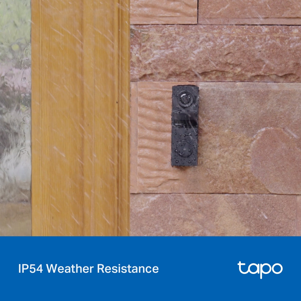 Tapo D205 2K Battery Video Doorbell – Wireless Smart Wi-Fi Door Camera with Motion Detection & App Alerts