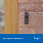 Tapo D205 2K Battery Video Doorbell – Wireless Smart Wi-Fi Door Camera with Motion Detection & App Alerts