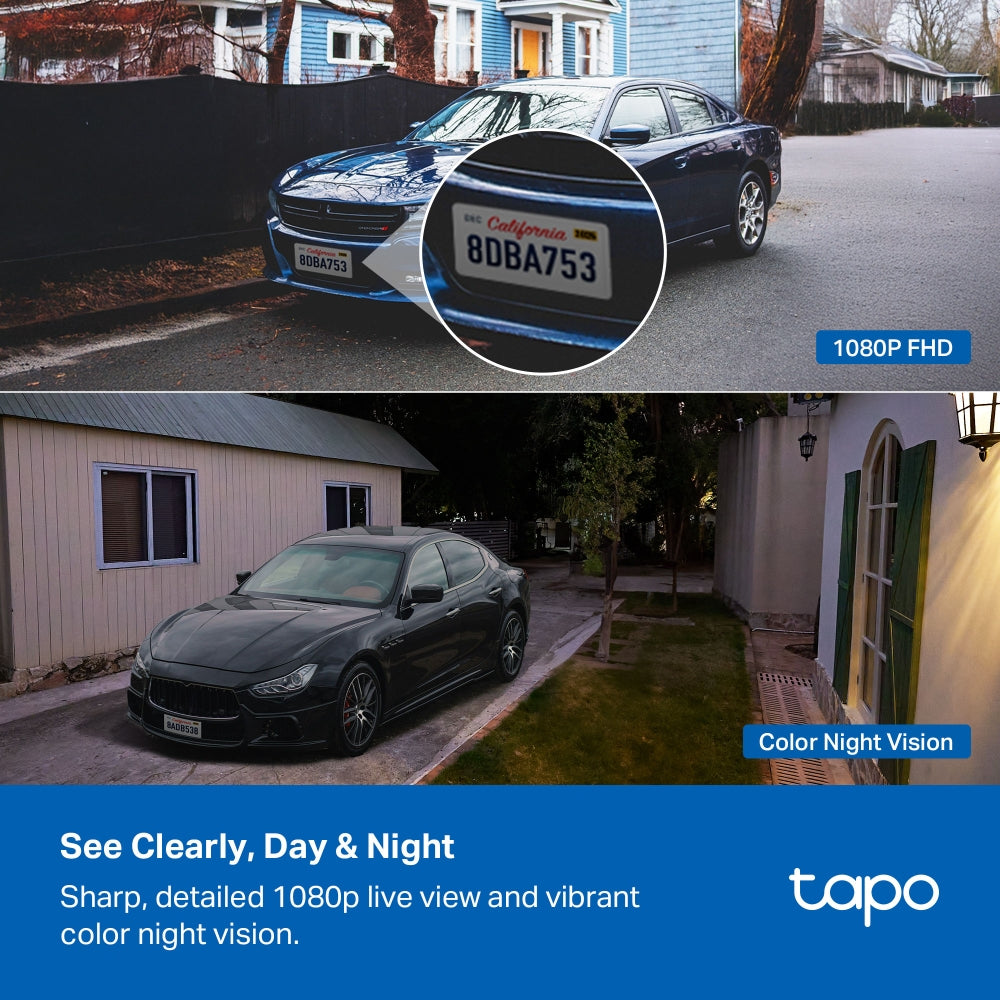 Tapo C400 KIT Solar-Powered Security Camera Kit – 1080p Wire-Free Outdoor Smart Camera with AI Person Detection, Color Night Vision & Up to 180-Day Battery Backup
