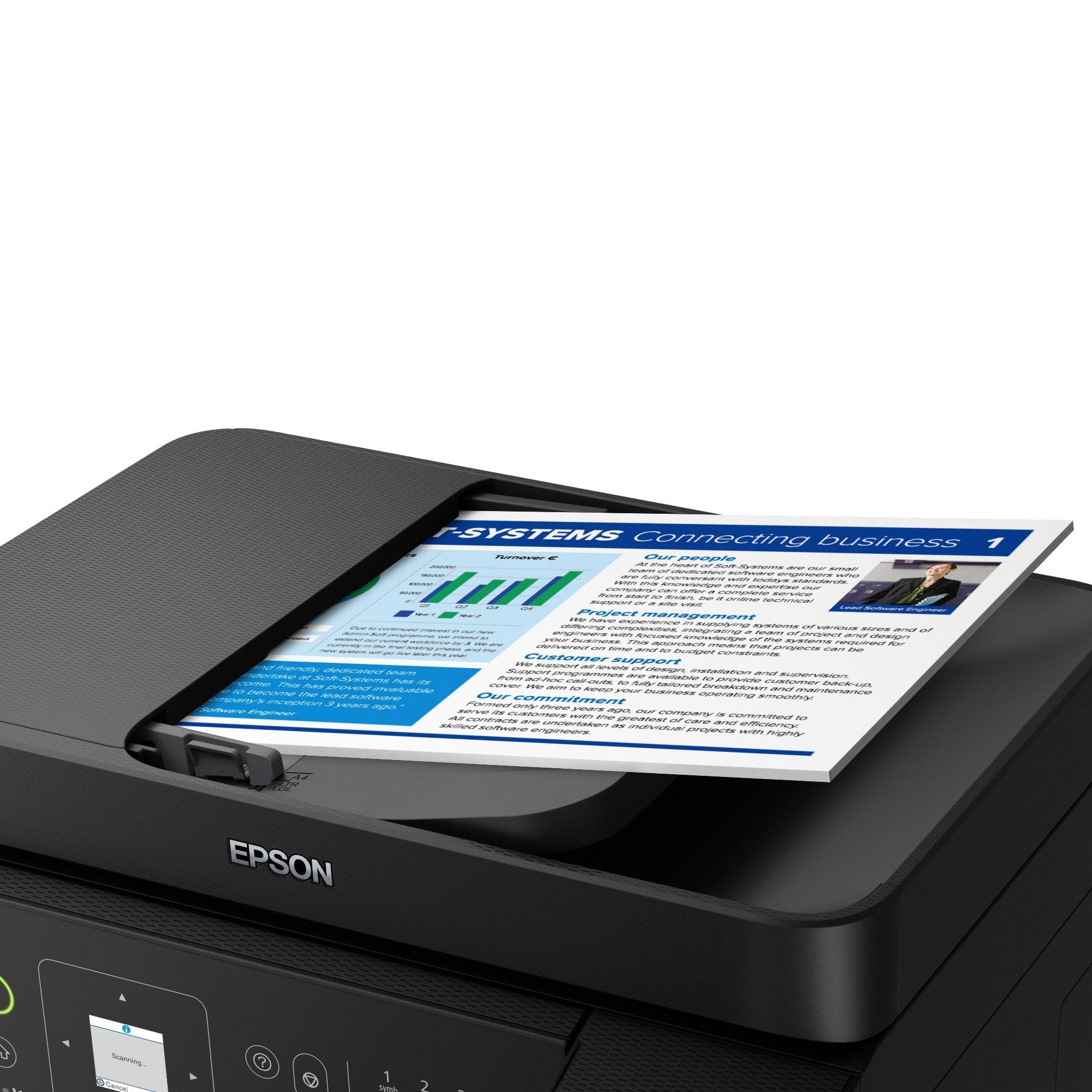 Epson EcoTank L5590 Ink Tank Printer – Wireless All-in-One Printer with ADF, Fax & Ultra-Low-Cost Printing