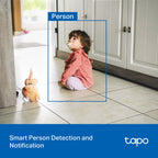 Tapo C216 Indoor/Outdoor Home Security Wi-Fi Camera – 2K 3MP Smart Pan/Tilt Camera with AI Detection, Color Night Vision, 360° Coverage & IP65 Weatherproof Design