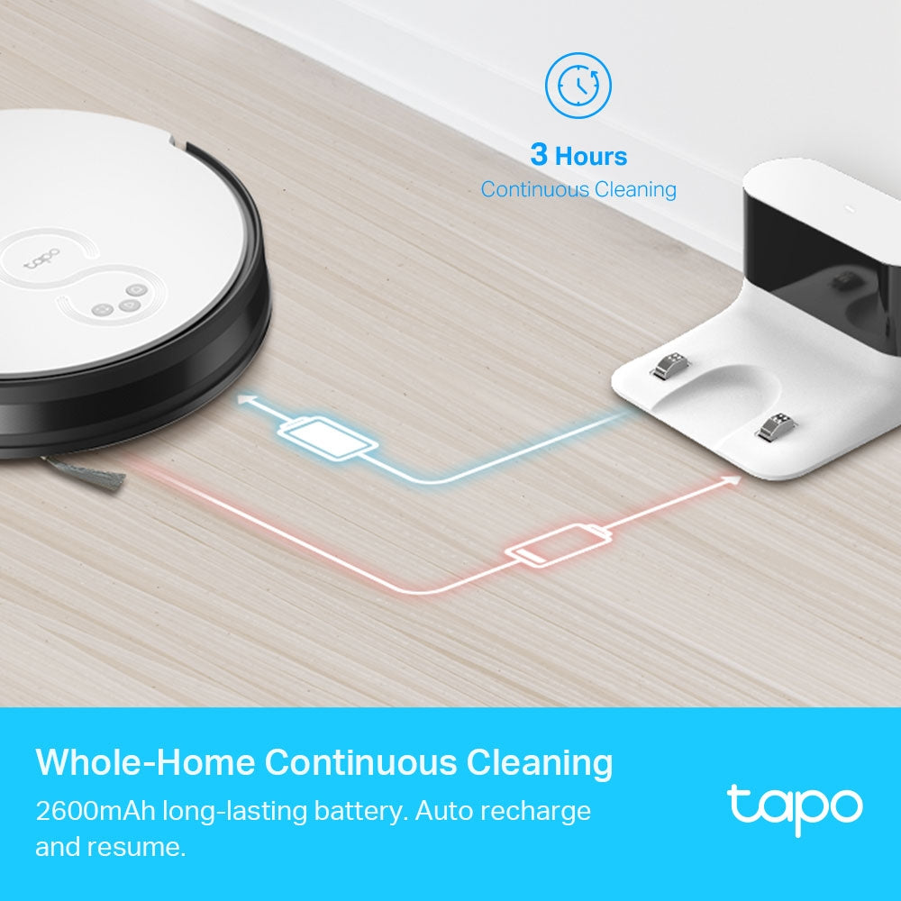 Tapo RV10 Robot Vacuum & Mop – Smart WiFi Cleaning Robot with Vacuum & Mopping Function