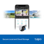 Tapo C520WS Outdoor Pan/Tilt Security Wi-Fi Camera – 2K QHD Smart Camera with 360° Coverage, Starlight Color Night Vision & AI Detection