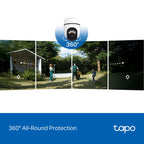 Tapo C630 KIT Solar-Powered Pan/Tilt Security Camera – 3K Wi-Fi Outdoor Smart Camera with AI Tracking & Solar Charging