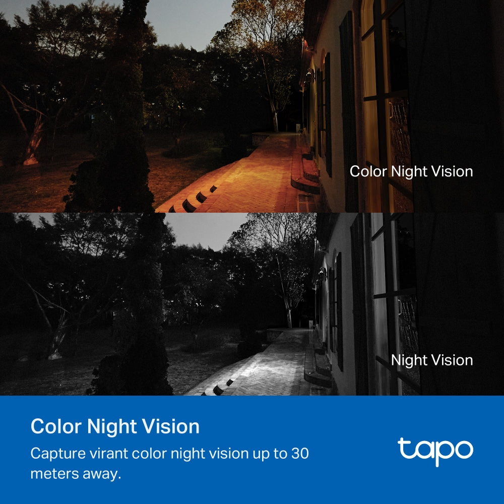 Tapo C500 Outdoor Pan/Tilt Security WiFi Camera – 360° Motion Tracking Home Security Camera