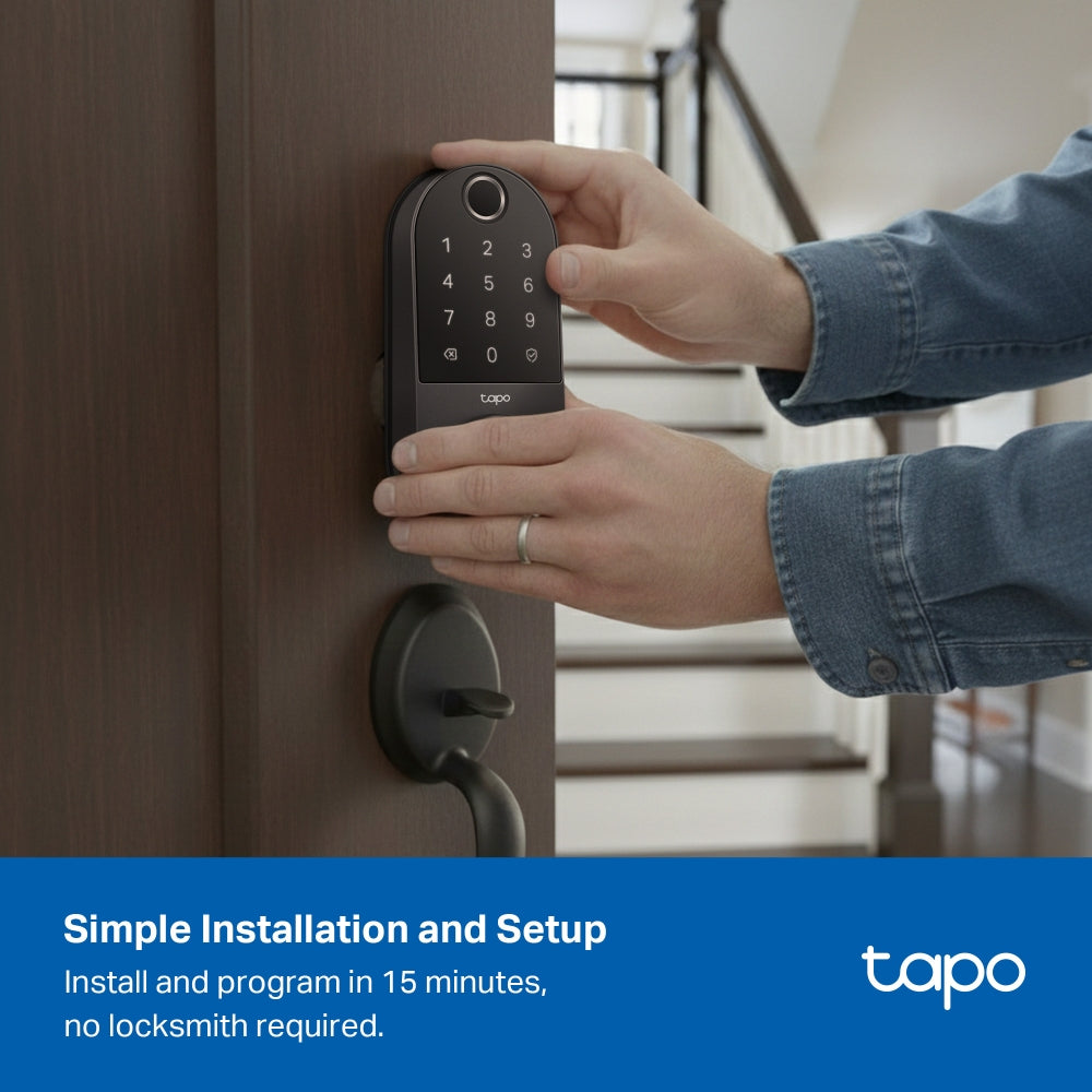 Tapo DL110 Smart Wi-Fi Door Lock – Keyless Entry Smart Lock with App & Remote Control
