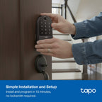 Tapo DL110 Smart Wi-Fi Door Lock – Keyless Entry Smart Lock with App & Remote Control