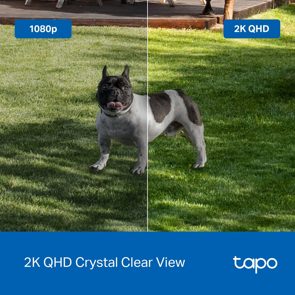Tapo C425 Smart Wire-Free Security Camera – 2K QHD Battery Outdoor Wi-Fi Camera with AI Detection, Color Night Vision & Solar Support