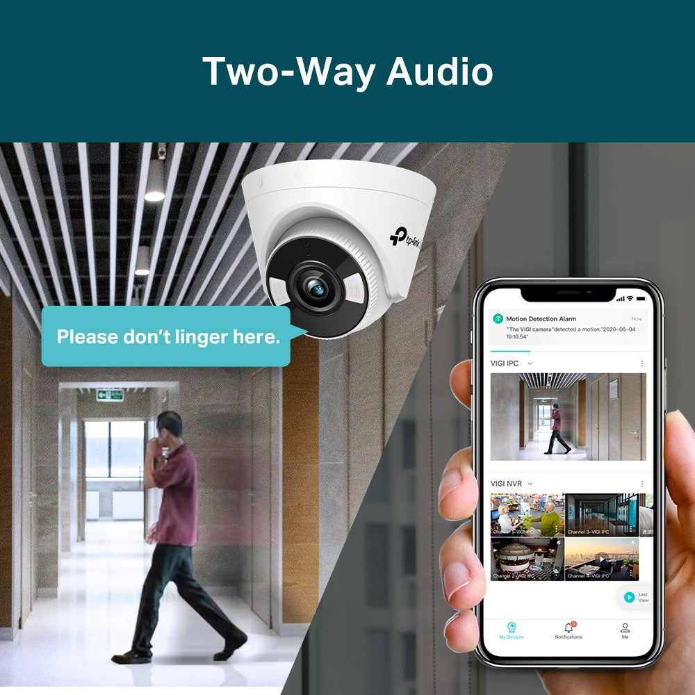 TP-Link VIGI C450 5MP Full-Color Turret Network Camera