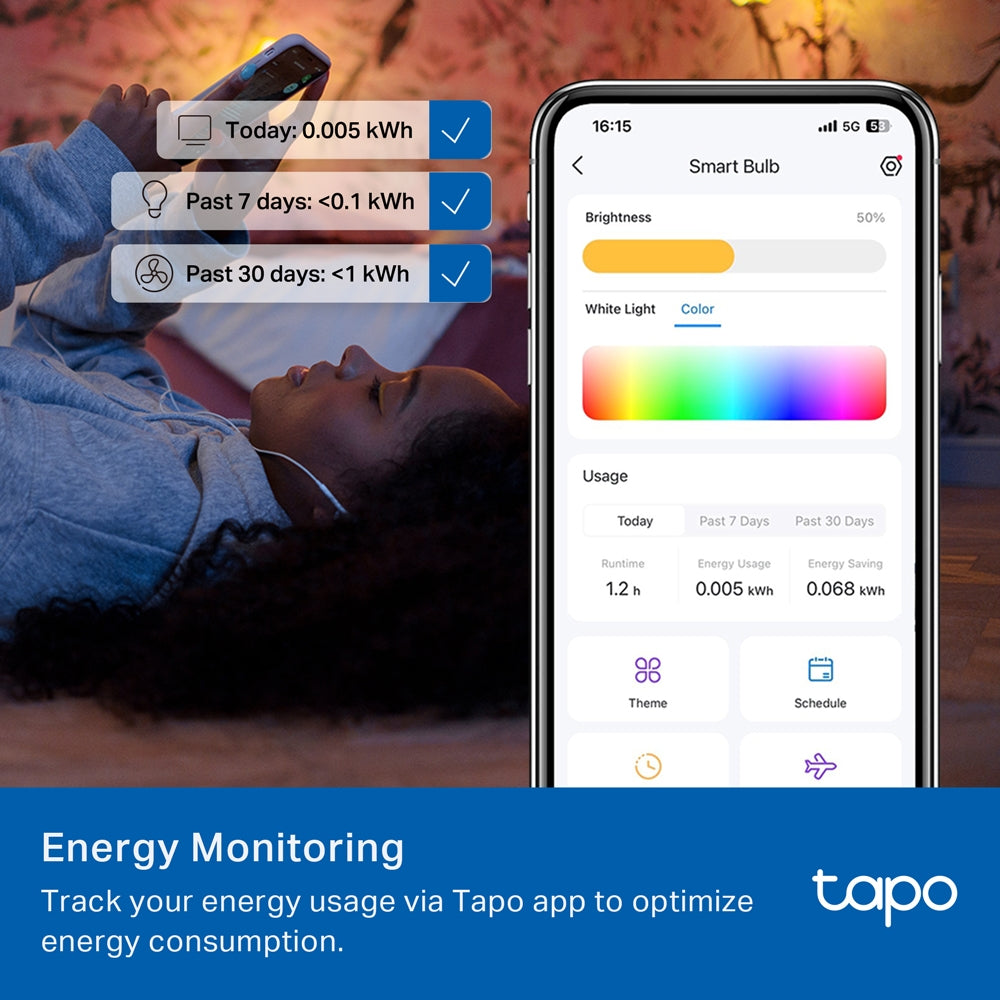 Tapo L430C Smart Light Bulb – Multicolor Wi-Fi LED Bulb with App & Voice Control