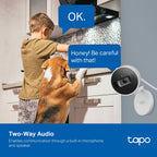 Tapo C125 AI Home Security Wi-Fi Camera – 2K QHD Smart Indoor Camera with 140° Wide View, AI Detection, Privacy Shutter & Color Night Vision
